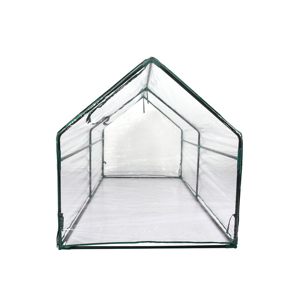 Portable Flower Garden Greenhouse with Roll - Up Door - Transparent - Rivercity House & Home Co. (ABN 18 642 972 209) - Affordable Modern Furniture Australia