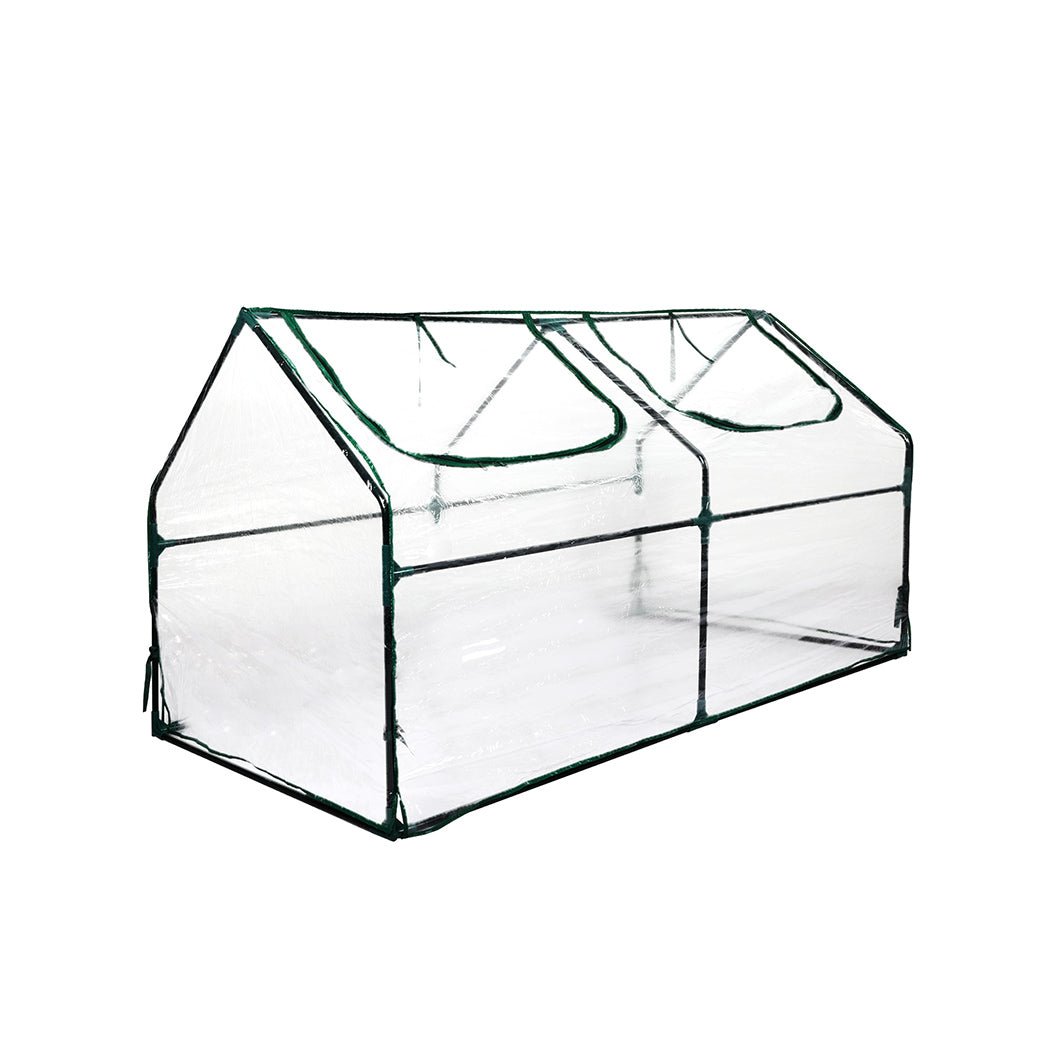 Portable Flower Garden Greenhouse with Roll - Up Door - Transparent - Rivercity House & Home Co. (ABN 18 642 972 209) - Affordable Modern Furniture Australia