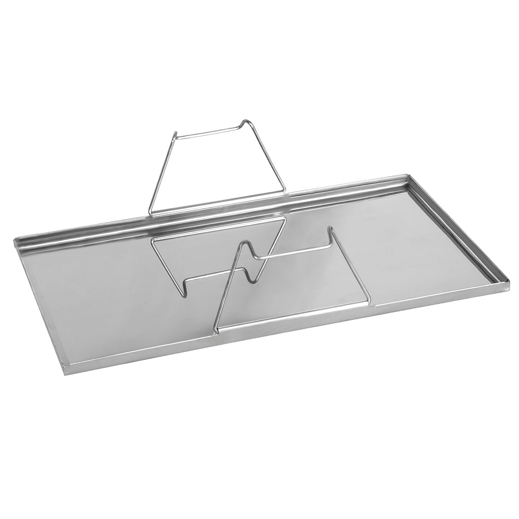 Portable Folding 2 - in - 1 Charcoal BBQ Grill and Fire Pit - Silver - Rivercity House & Home Co. (ABN 18 642 972 209) - Affordable Modern Furniture Australia
