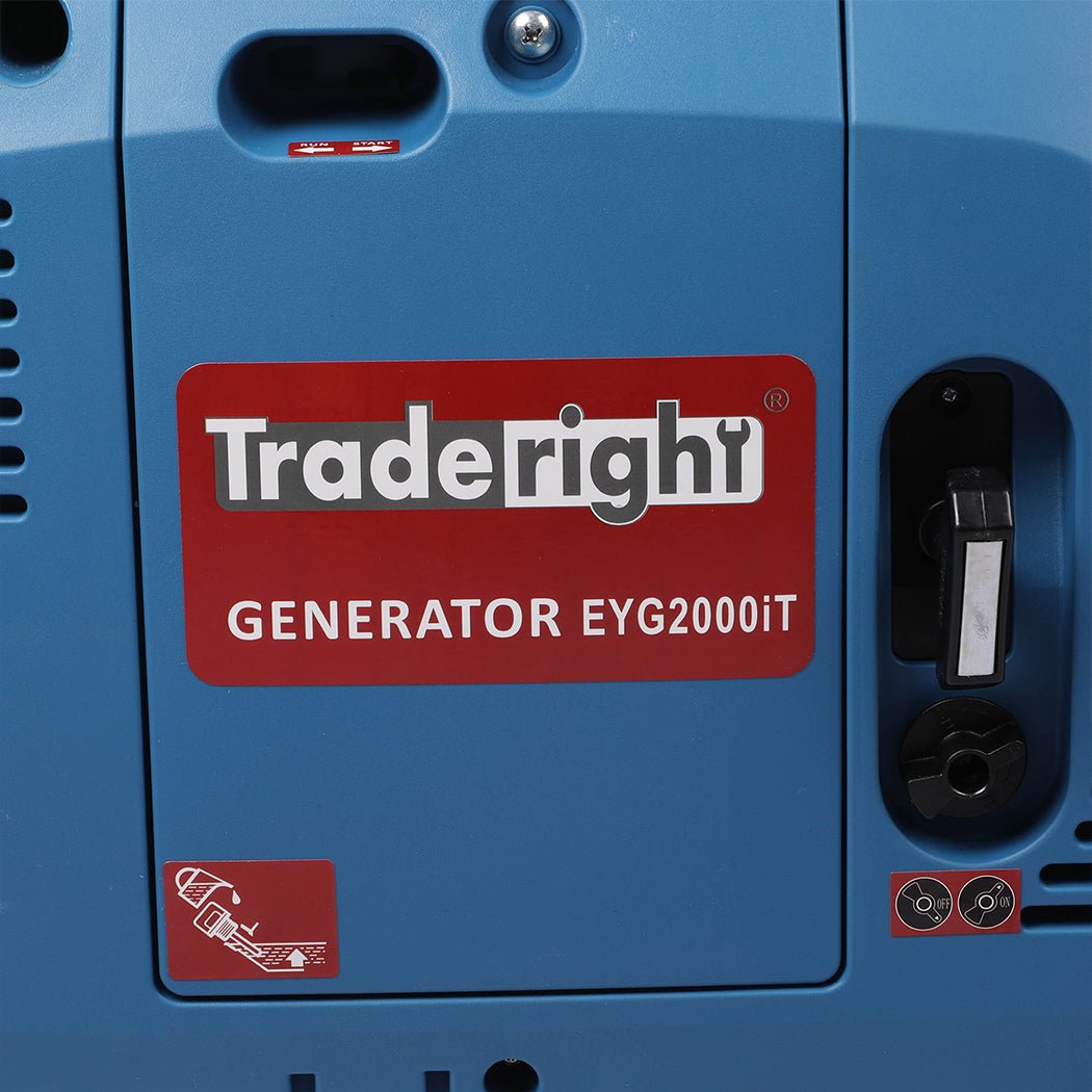 Portable Inverter Generator 2000W with 4 - Stroke Engine - Blue - Rivercity House & Home Co. (ABN 18 642 972 209) - Affordable Modern Furniture Australia