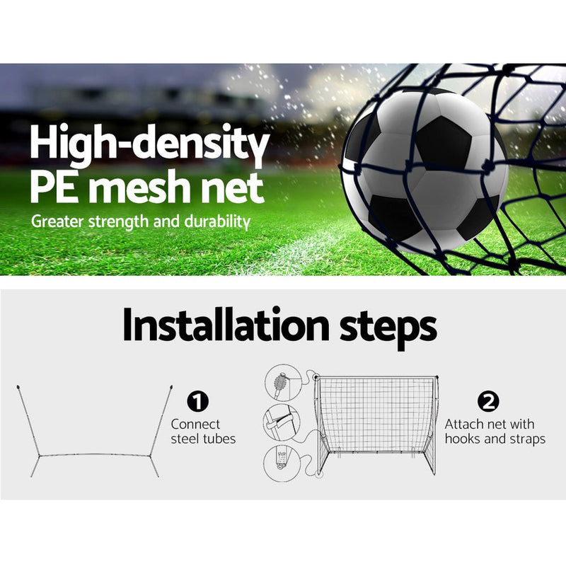 Portable Soccer Football Goal Net Kids Outdoor Training Sports 3.6M XL - Rivercity House & Home Co. (ABN 18 642 972 209) - Affordable Modern Furniture Australia