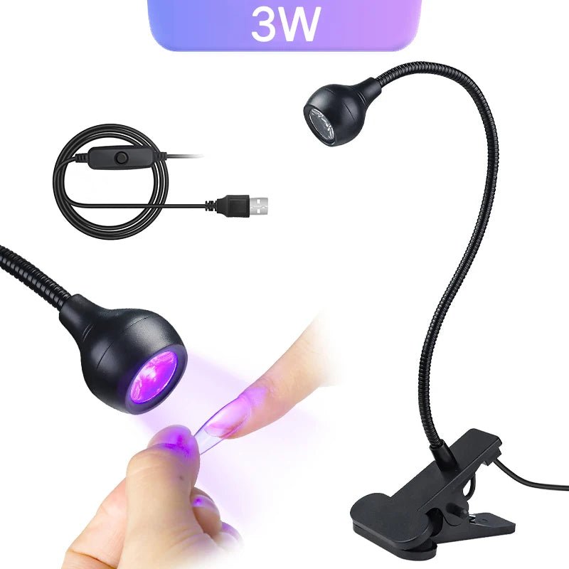 Portable UV LED Nail Lamp for Gel Polish Drying - Health & Beauty > Makeup > Nail Care - Rivercity House & Home Co. (ABN 18 642 972 209) - Affordable Modern Furniture Australia