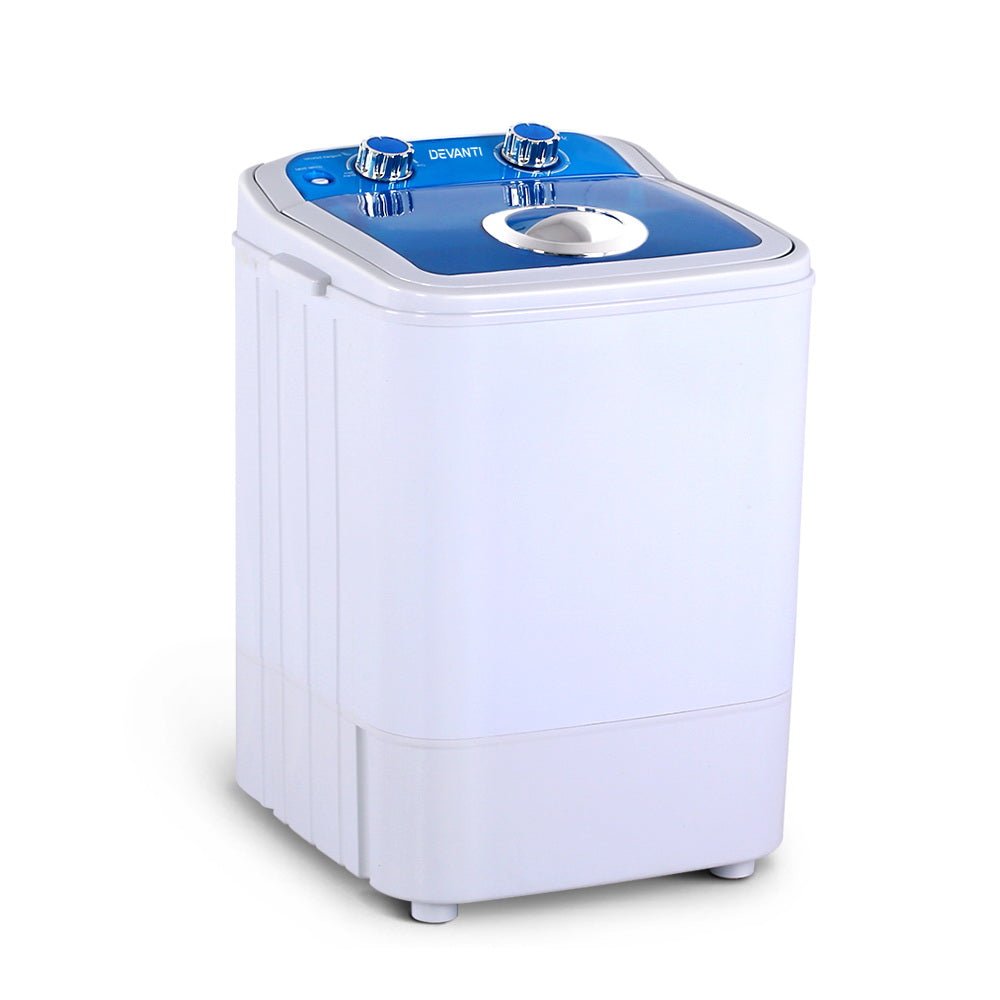 Portable Washing Machine 4.6KG Blue - Appliances > Washers, Dryers & Irons > Washing Machines - Rivercity House & Home Co. (ABN 18 642 972 209) - Affordable Modern Furniture Australia