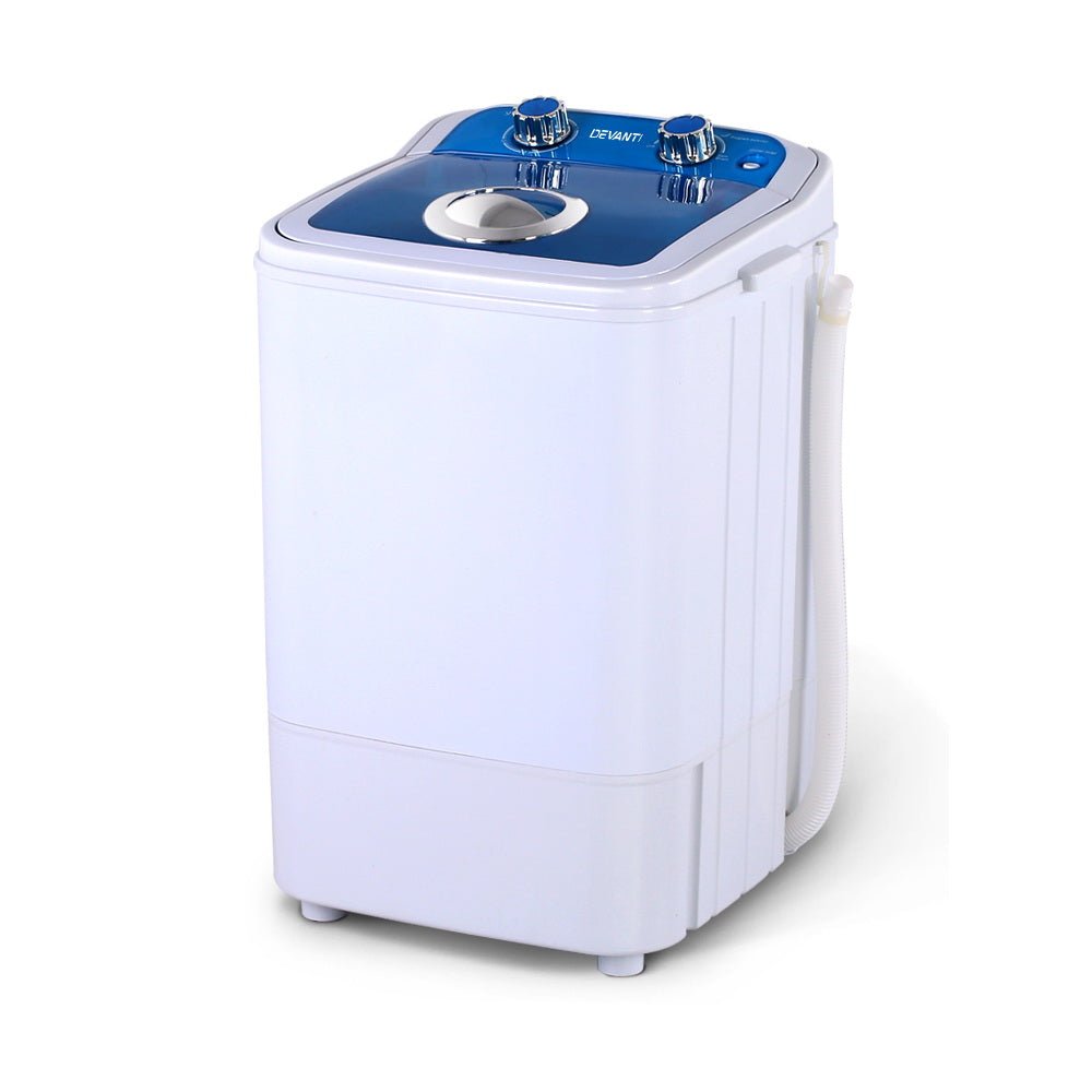 Portable Washing Machine 4.6KG Blue - Appliances > Washers, Dryers & Irons > Washing Machines - Rivercity House & Home Co. (ABN 18 642 972 209) - Affordable Modern Furniture Australia