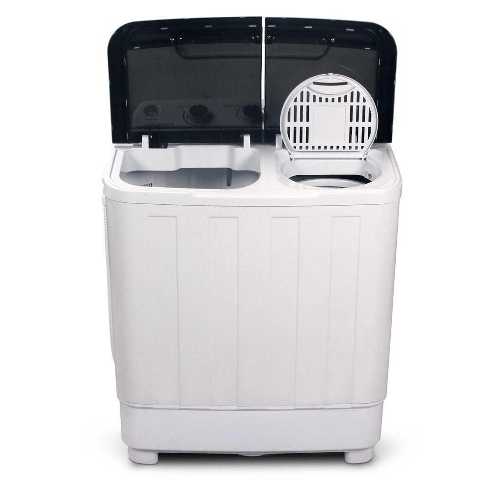 Portable Washing Machine Twin Tub 5KG White - Appliances > Washers, Dryers & Irons > Washing Machines - Rivercity House & Home Co. (ABN 18 642 972 209) - Affordable Modern Furniture Australia