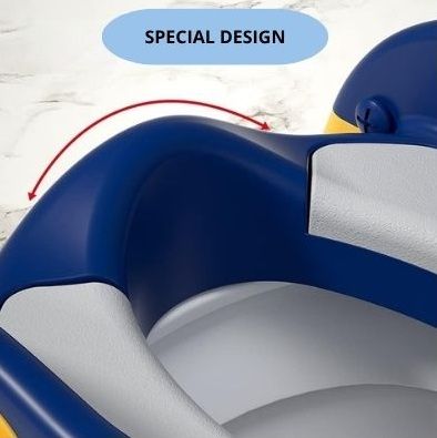 Potty Training Seat with Foldable Step Stool Ladder, Anti - Slip & Soft Cushion for Kids Bathroom Independence - White - Baby & Kids > Kid's Furniture > Kid's Tables, Chairs & Seats - Rivercity House & Home Co. (ABN 18 642 972 209) - Affordable Modern Furniture Australia