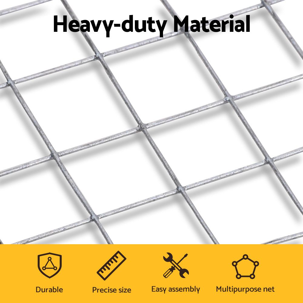 Poultry Chicken Fence Wire Mesh Roll 25m x 1.2m for Duck Goose Coop - Anti-Rust - Pet Care > Farm Supplies > Fencing - Rivercity House & Home Co. (ABN 18 642 972 209) - Affordable Modern Furniture Australia