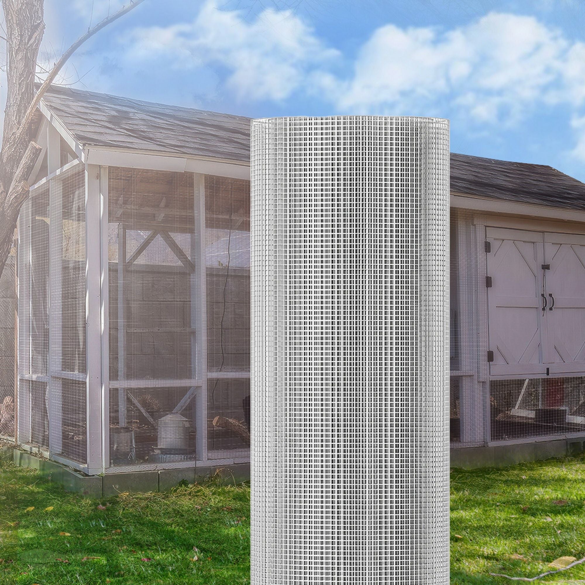 Poultry Chicken Fence Wire Mesh Roll 40m x 0.91m for Duck Goose Coop - Anti-Rust - Pet Care > Farm Supplies > Fencing - Rivercity House & Home Co. (ABN 18 642 972 209) - Affordable Modern Furniture Australia
