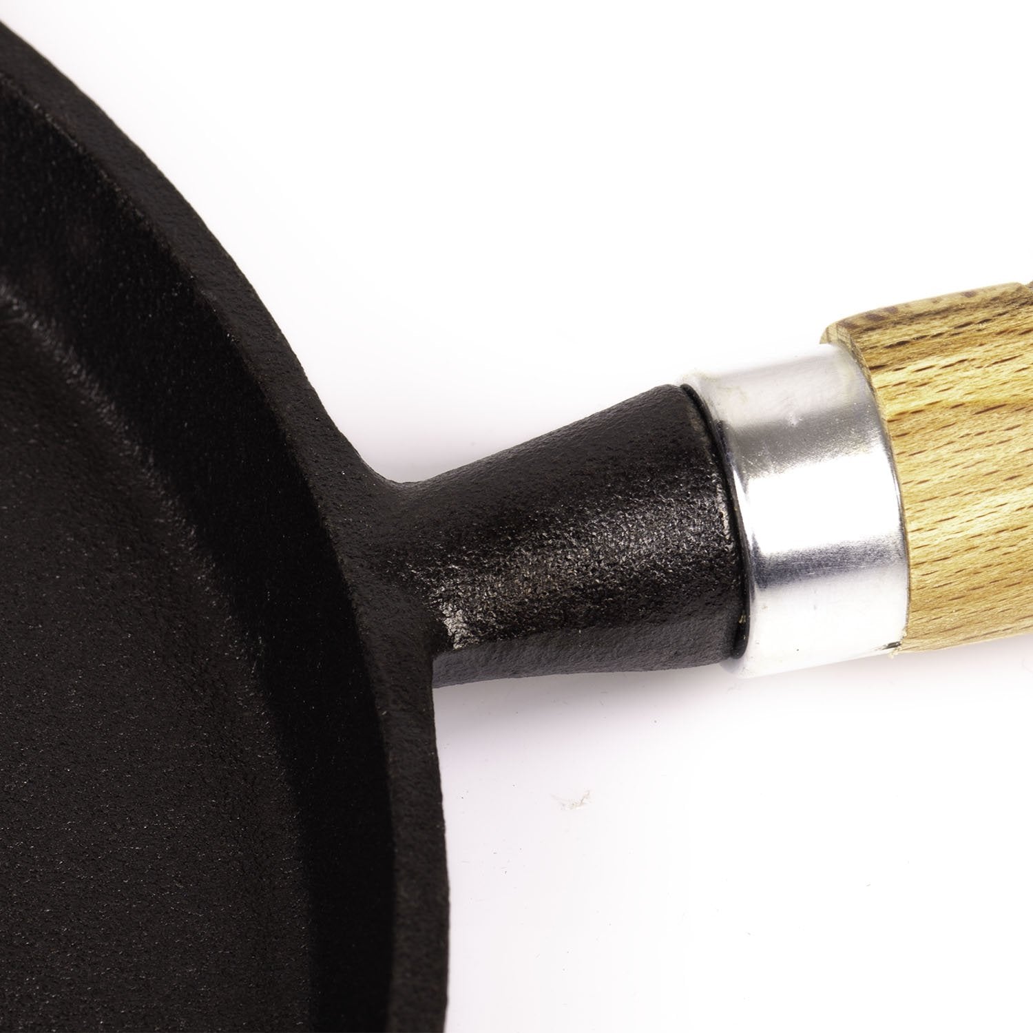 Pre - Seasoned 26cm Cast Iron Fry Pan Cookware Heat - Resistant Wooden Handle - Home & Garden > Kitchenware > Skillets & Frying Pans - Rivercity House & Home Co. (ABN 18 642 972 209) - Affordable Modern Furniture Australia