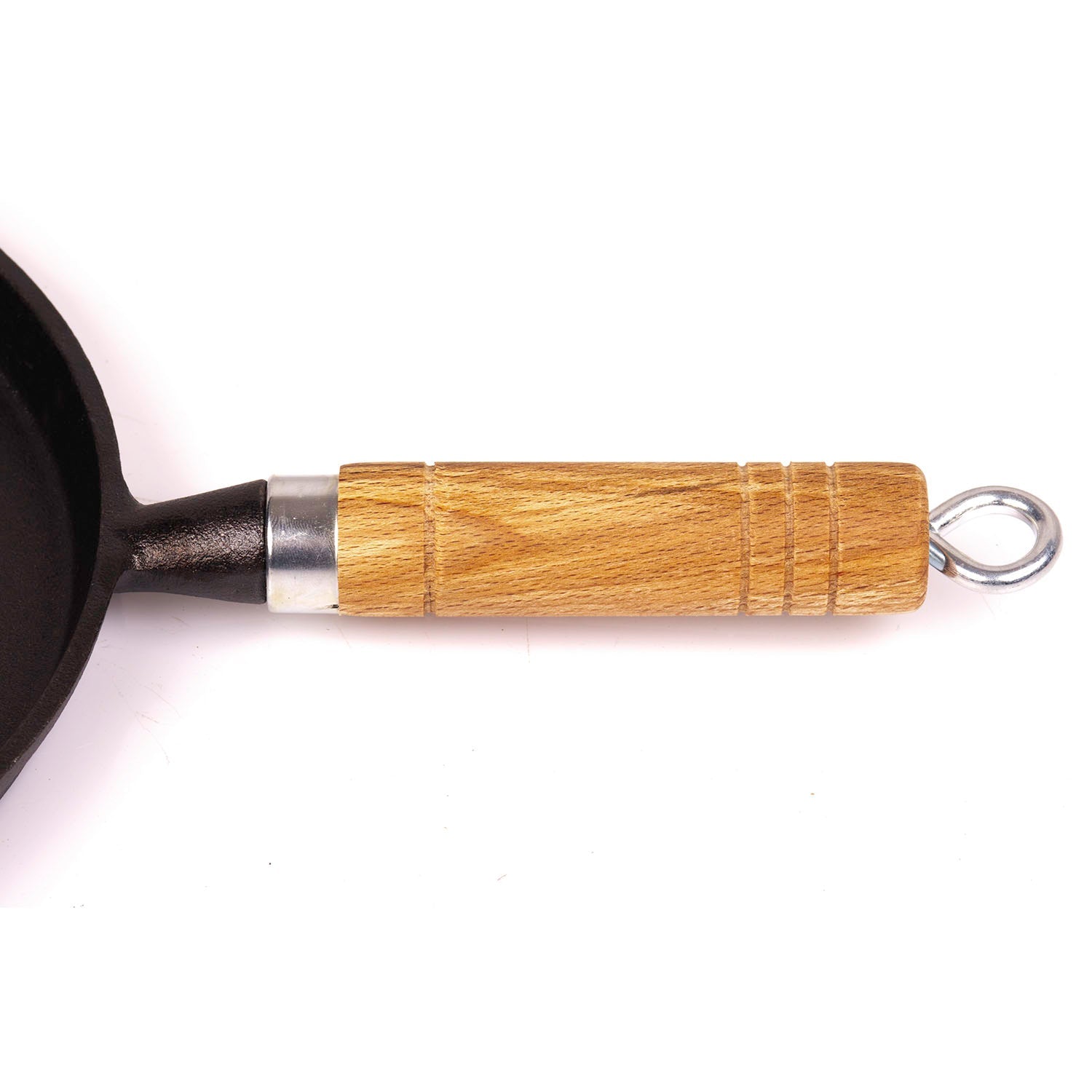 Pre - Seasoned 26cm Cast Iron Fry Pan Cookware Heat - Resistant Wooden Handle - Home & Garden > Kitchenware > Skillets & Frying Pans - Rivercity House & Home Co. (ABN 18 642 972 209) - Affordable Modern Furniture Australia