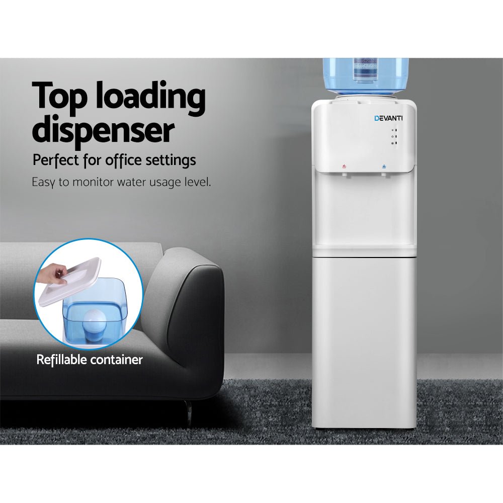 Premium 22L Water Cooler Dispenser Hot Cold Taps Purifier Filter Replacement - Rivercity House & Home Co. (ABN 18 642 972 209) - Affordable Modern Furniture Australia