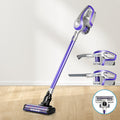 Premium Cordless 150W Handstick Vacuum Cleaner - Purple and Grey