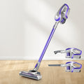 Premium Cordless Stick Vacuum Cleaner - Purple & Grey