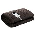Premium Electric Throw Blanket - Chocolate