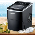 Premium Portable Ice Cube Maker Machine 2L Home Bar Benchtop Easy Quick Black