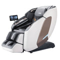 Prestige 4D Dual Mechanism Full Body Massage Chair with Zero Gravity Recline and Wireless Charging - White