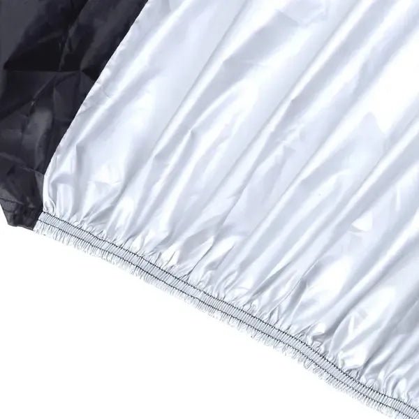 PU-Coated Waterproof Bike Cover 190 x 72 x 110 cm for Mountain, Road & City Bicycles - Black and Silver - Sports & Fitness > Bikes & Accessories > Bicycle Bags - Rivercity House & Home Co. (ABN 18 642 972 209) - Affordable Modern Furniture Australia