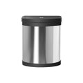 12L Pull Out Swing Out Bin with Auto Open Lid Stainless Steel