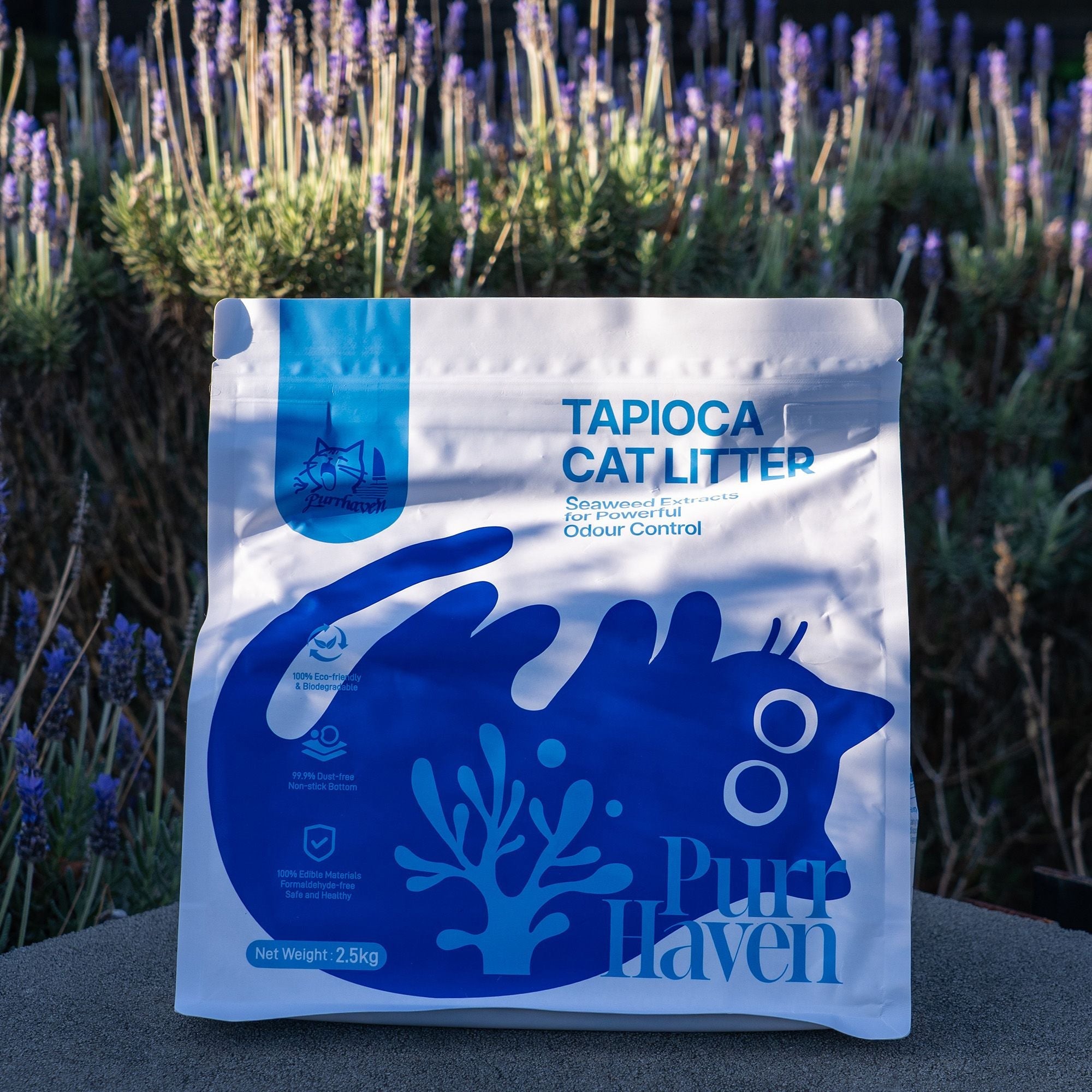 PurrHaven Tapioca Clumping Cat & Kitty Litter, 7.5kg (3 Pack),Dust Free,Multi - Cat,Easy to Clean,Odour Neutraliser,Rapid Liquid Absorption,Non - Toxic Formula - Pet Care > Cat Supplies > Cat Litter - Rivercity House & Home Co. (ABN 18 642 972 209) - Affordable Modern Furniture Australia