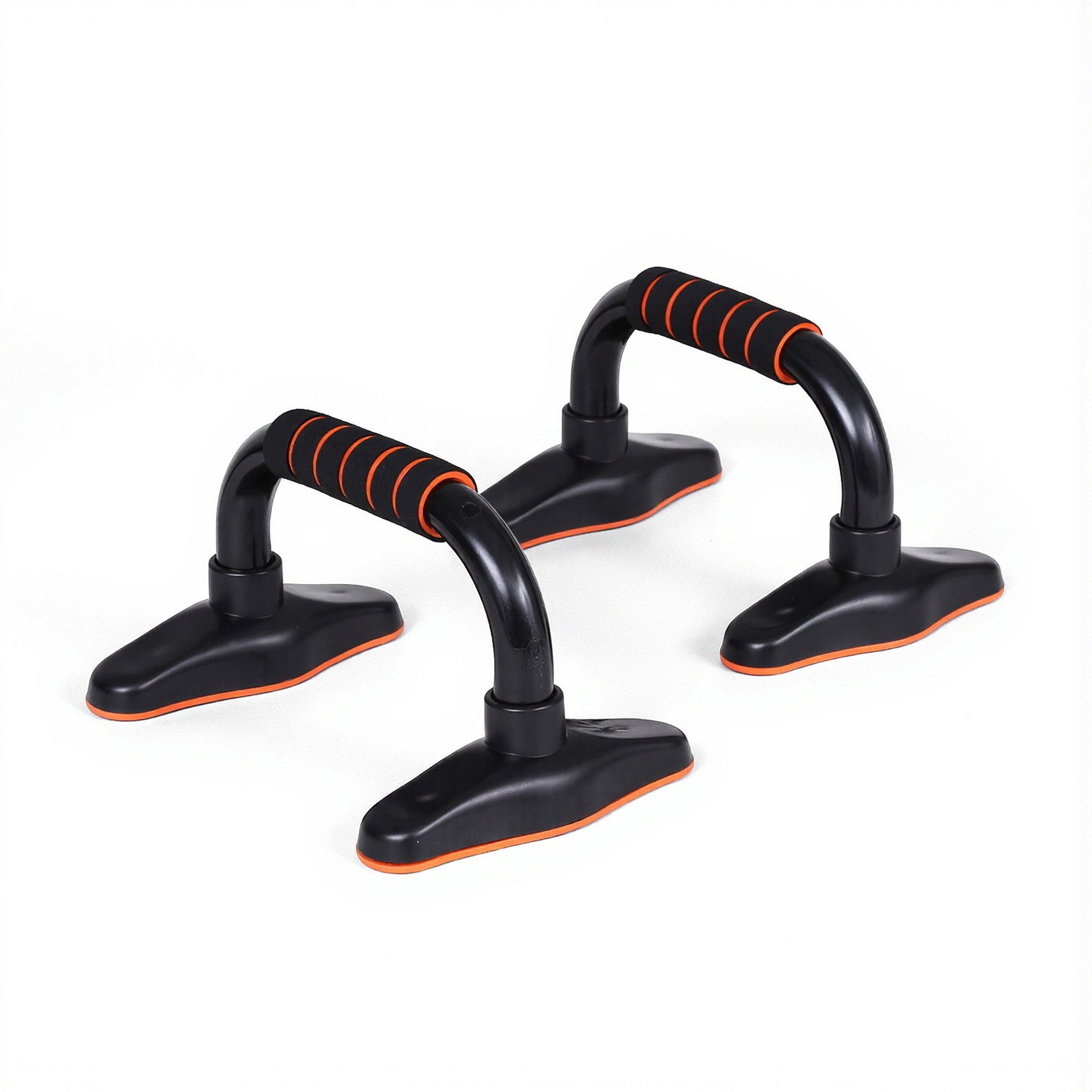 Push Up Bars with Parallel Handles for Home Gym Strength Training - Orange & Black - Sports & Fitness > Exercise, Gym & Fitness > Gym Equipment & Accessories - Rivercity House & Home Co. (ABN 18 642 972 209) - Affordable Modern Furniture Australia