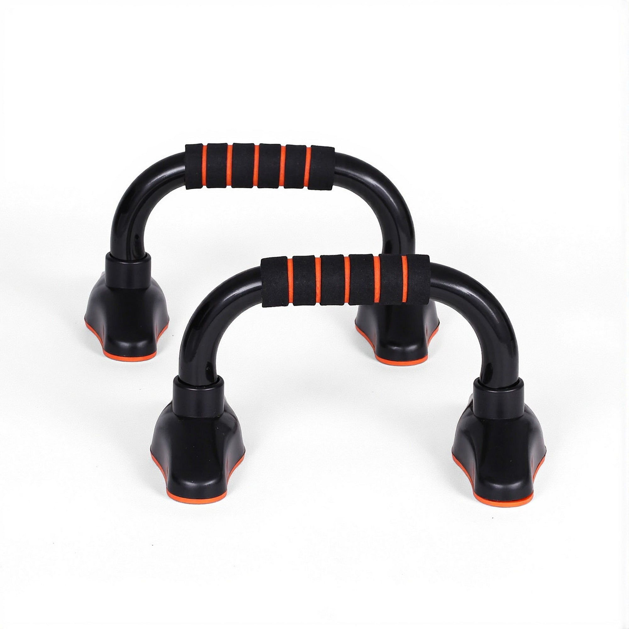 Push Up Bars with Parallel Handles for Home Gym Strength Training - Orange & Black - Sports & Fitness > Exercise, Gym & Fitness > Gym Equipment & Accessories - Rivercity House & Home Co. (ABN 18 642 972 209) - Affordable Modern Furniture Australia
