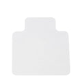PVC Chair Mat for Hard Floors and Carpets 135x114cm - Black/Clear