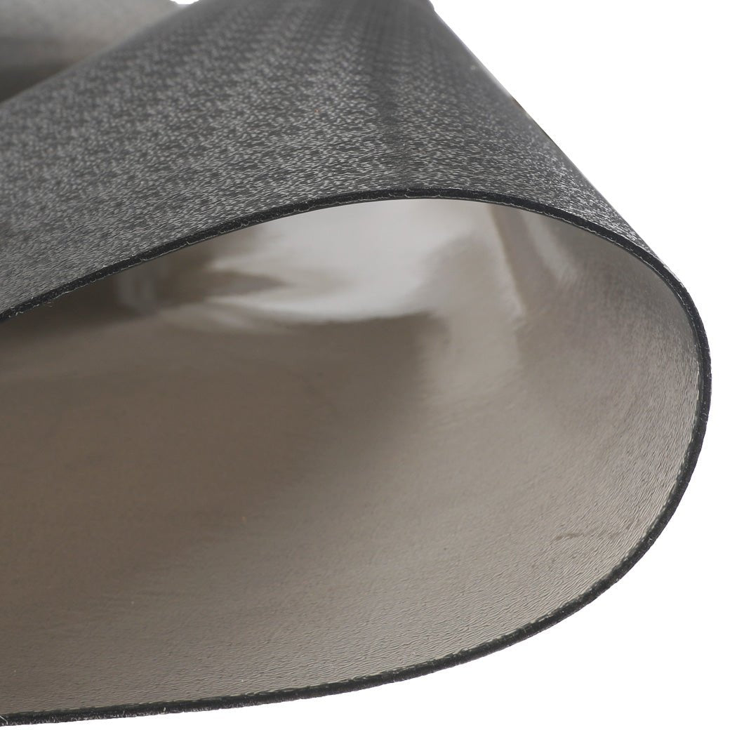 PVC Chair Mat for Hard Floors and Carpets 135x114cm - Clear/Black - Rivercity House & Home Co. (ABN 18 642 972 209) - Affordable Modern Furniture Australia