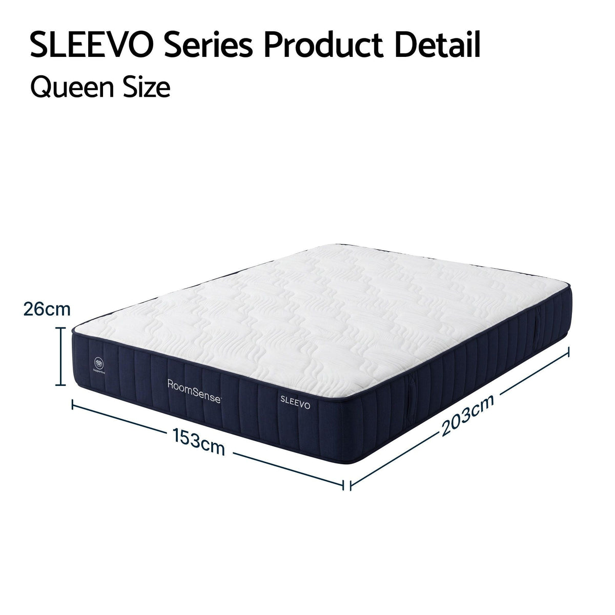Queen 26cm Firm Mattress and Boucle Bed Frame Bundle - Beige - Furniture > Bedroom > Beds & Bed Frames - Rivercity House & Home Co. (ABN 18 642 972 209) - Affordable Modern Furniture Australia