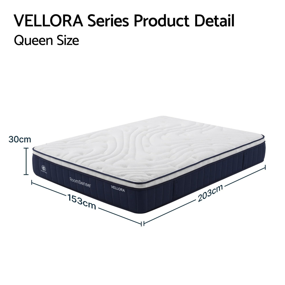 Queen 30cm Latex Hybrid Mattress and Metal Bed Frame Bundle - Furniture > Bedroom > Beds & Bed Frames - Rivercity House & Home Co. (ABN 18 642 972 209) - Affordable Modern Furniture Australia
