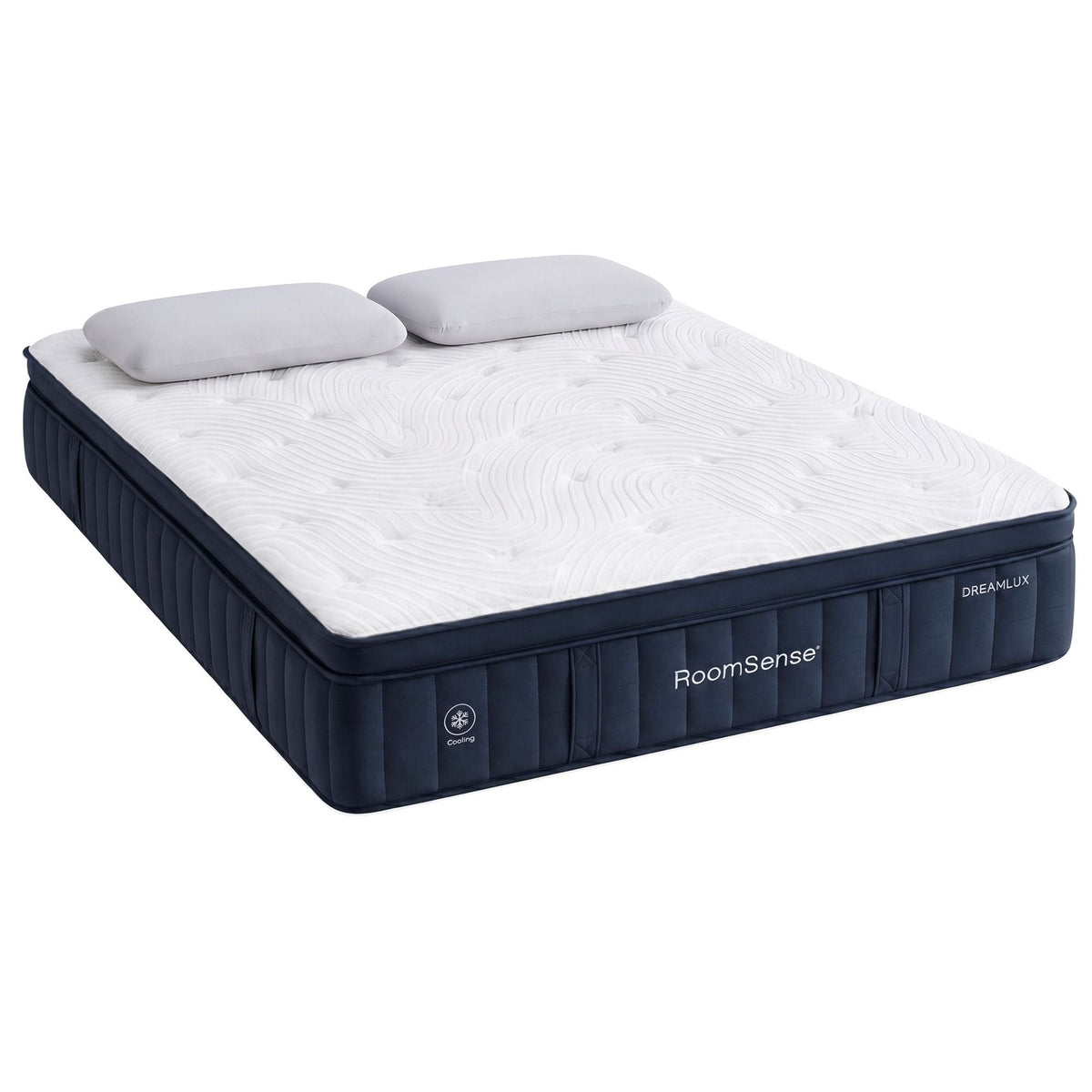 Queen 34cm Gel Cooling Tencel Mattress Bundle with 2 Pillows - Furniture > Mattresses > Queen Mattress - Rivercity House & Home Co. (ABN 18 642 972 209) - Affordable Modern Furniture Australia