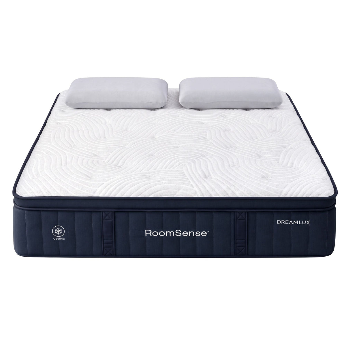 Queen 34cm Gel Cooling Tencel Mattress Bundle with 2 Pillows - Furniture > Mattresses > Queen Mattress - Rivercity House & Home Co. (ABN 18 642 972 209) - Affordable Modern Furniture Australia