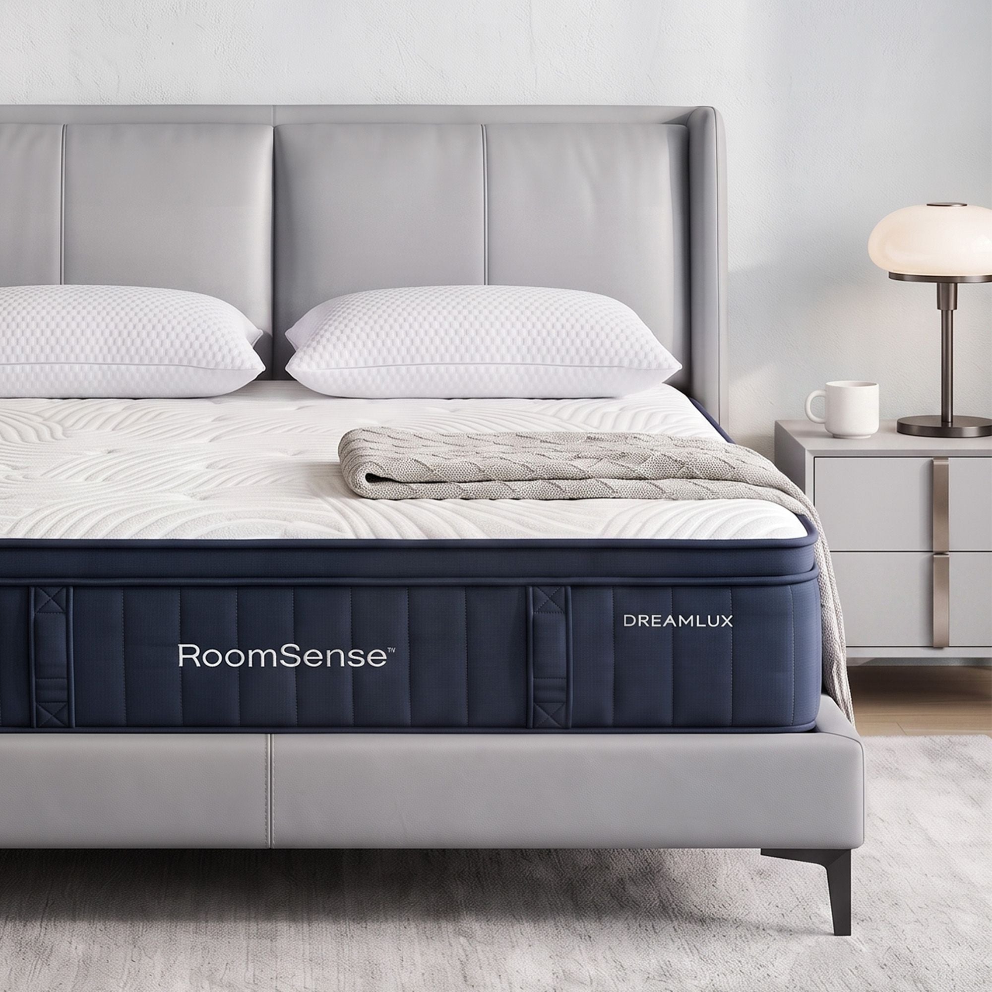 Queen 34cm Medium Soft Gel Mattress with 2 Cooling Gel Pillows Bundle - Furniture > Mattresses > Queen Mattress - Rivercity House & Home Co. (ABN 18 642 972 209) - Affordable Modern Furniture Australia