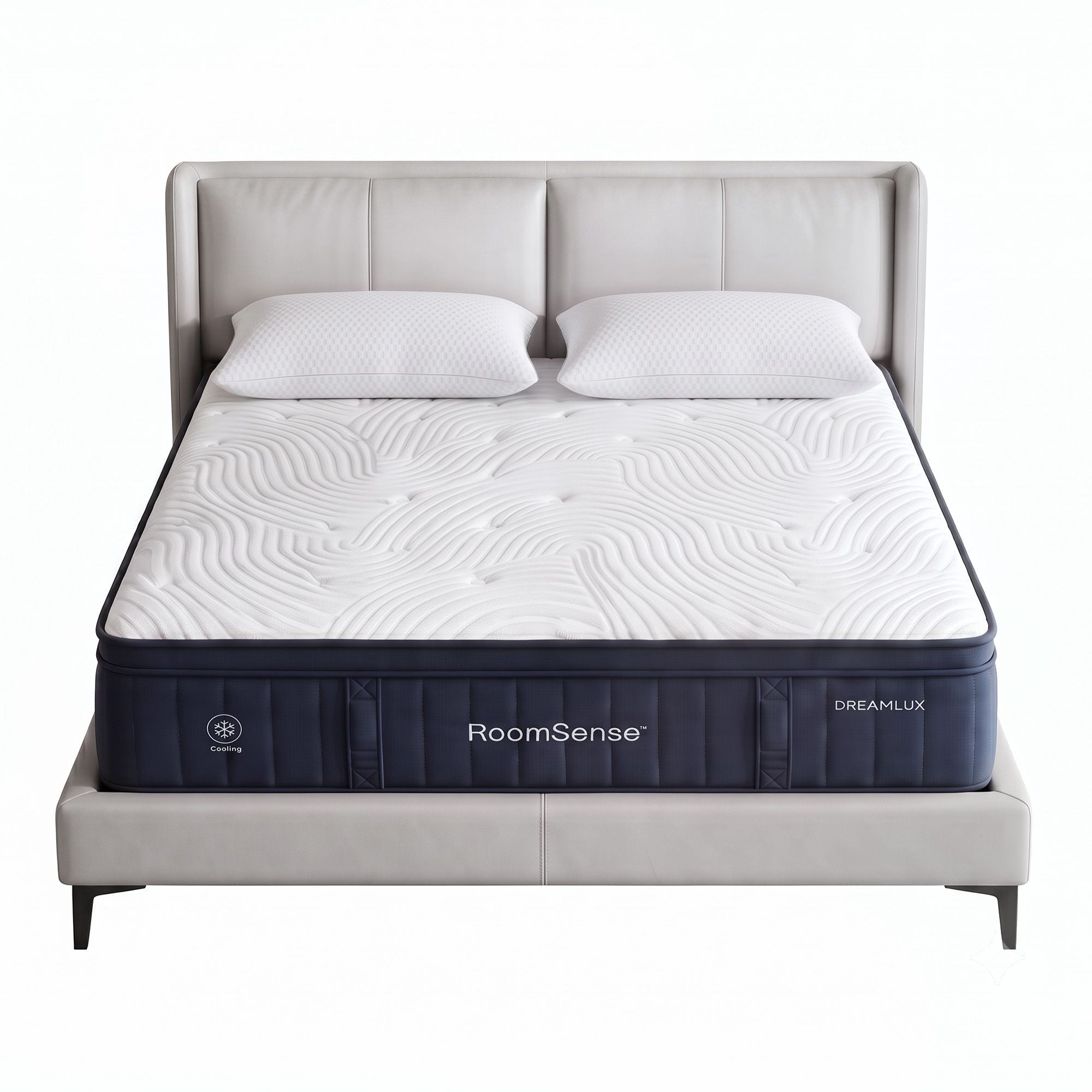 Queen 34cm Medium Soft Gel Mattress with 2 Cooling Gel Pillows Bundle - Furniture > Mattresses > Queen Mattress - Rivercity House & Home Co. (ABN 18 642 972 209) - Affordable Modern Furniture Australia
