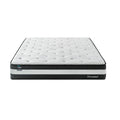 Queen 5-Zone Cooling Pocket Spring Mattress 25cm - Black/White