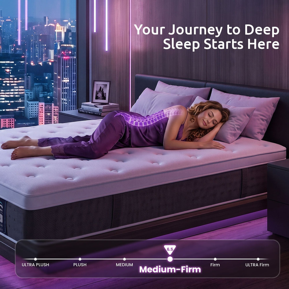 Queen 5-Zone Pocket Spring Mattress with Lumbar Support, Cooling Gel Memory & Egg-Crate Foam, Medium Firm - White - Furniture > Mattresses > Queen Mattress - Rivercity House & Home Co. (ABN 18 642 972 209) - Affordable Modern Furniture Australia