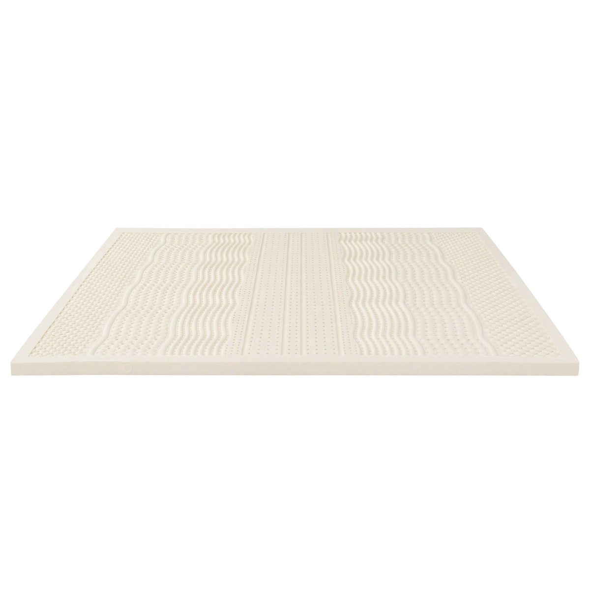 Queen 5cm 7-Zone Natural Latex Mattress Topper - Breathable Natural White - Furniture > Mattresses > Mattress Toppers - Rivercity House & Home Co. (ABN 18 642 972 209) - Affordable Modern Furniture Australia
