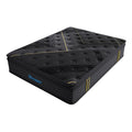 Queen Bamboo Charcoal Pocket Spring Euro Top Mattress - Black