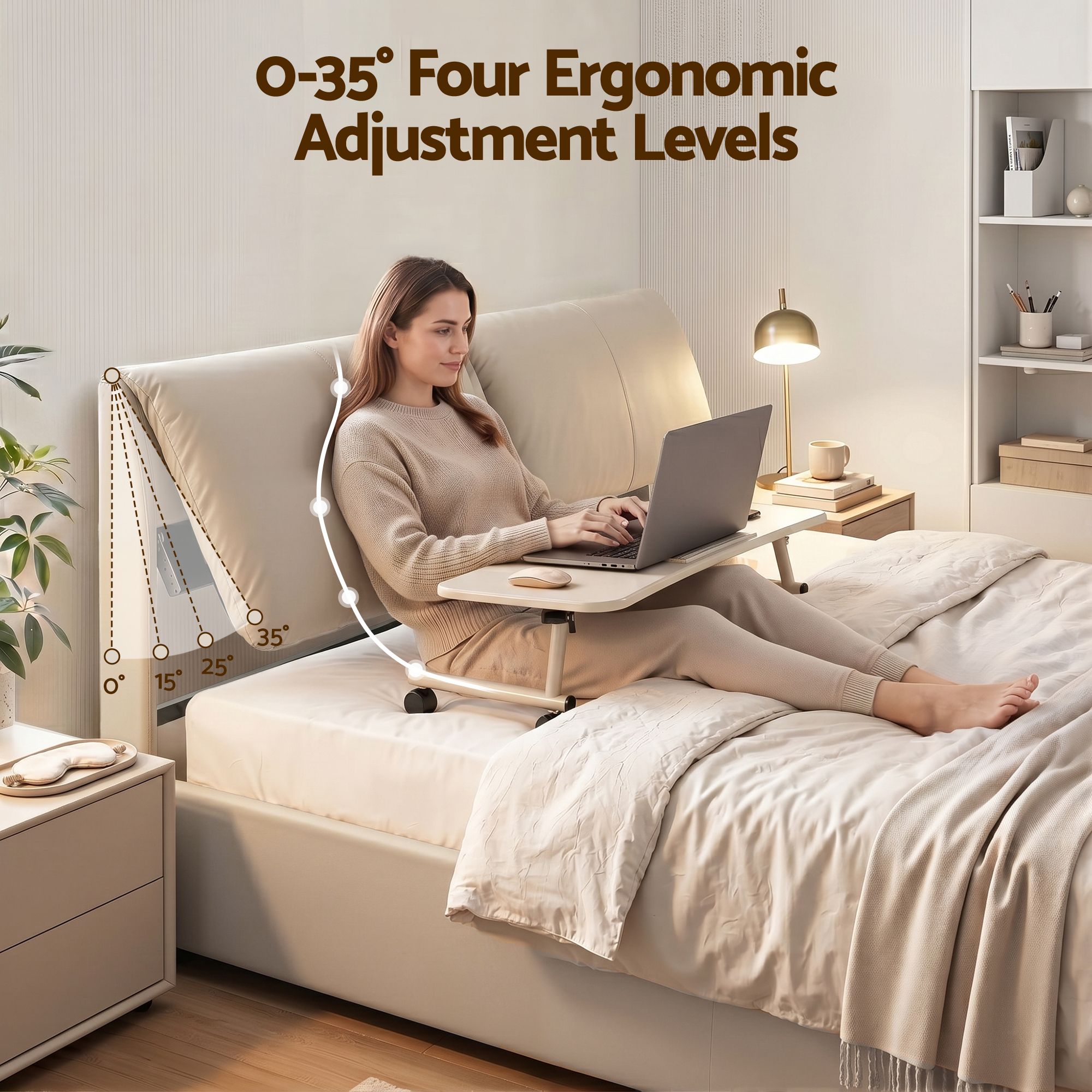 Queen Bed Frame Gas Lift Storage 3 Drawers Adjustable Headboard Platform Base - Furniture > Bedroom > Beds & Bed Frames - Rivercity House & Home Co. (ABN 18 642 972 209) - Affordable Modern Furniture Australia