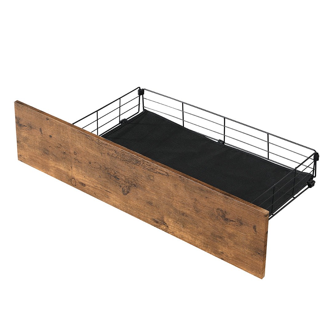 Queen Bed Frame RGB LED 4 Drawers USB - Rivercity House & Home Co. (ABN 18 642 972 209) - Affordable Modern Furniture Australia