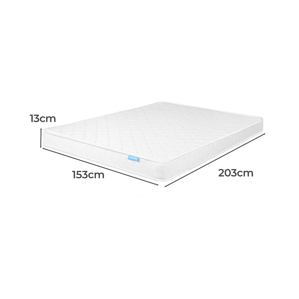 Queen Bonnell Spring Coil Mattress - White - Rivercity House & Home Co. (ABN 18 642 972 209) - Affordable Modern Furniture Australia