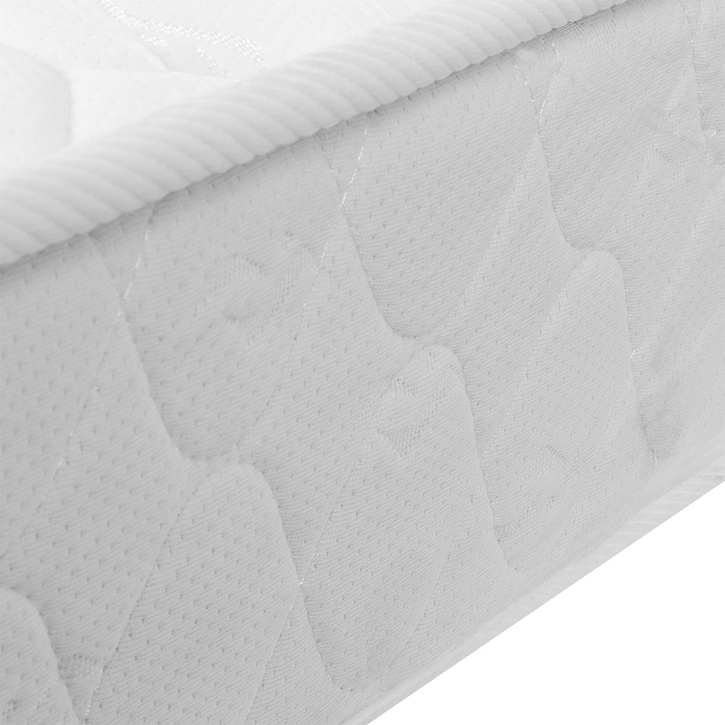 Queen Bonnell Spring Coil Mattress - White - Rivercity House & Home Co. (ABN 18 642 972 209) - Affordable Modern Furniture Australia