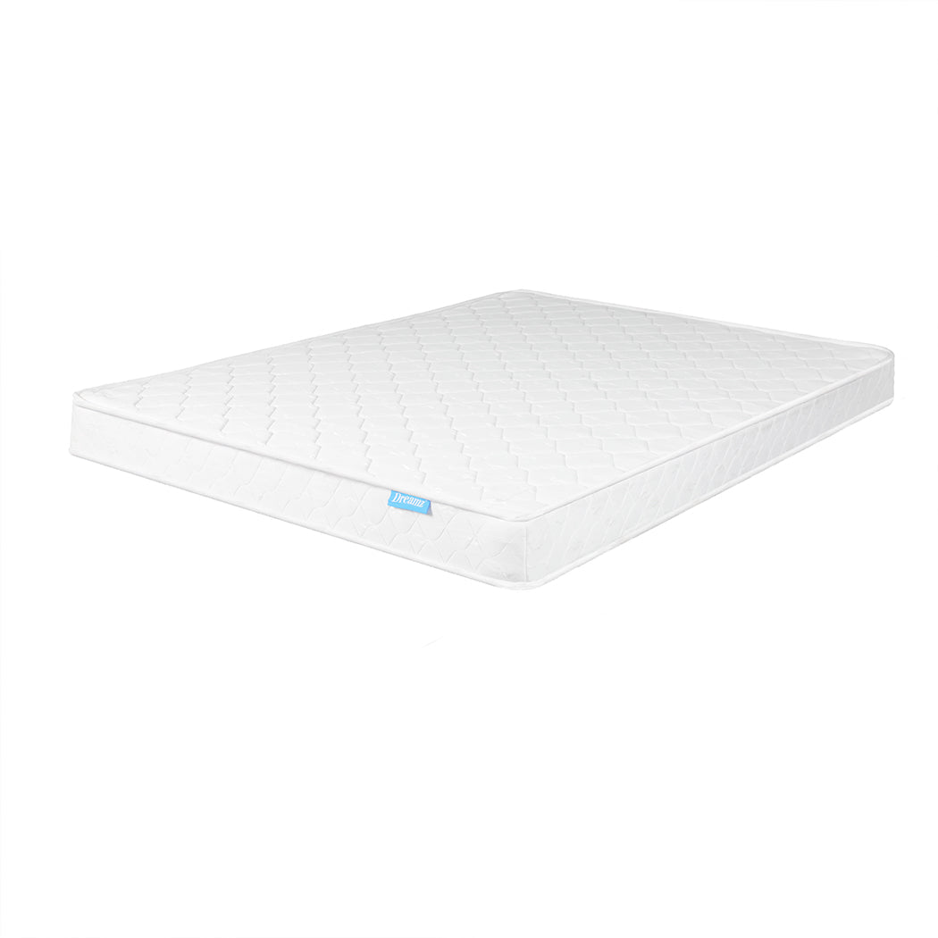 Queen Bonnell Spring Coil Mattress - White - Rivercity House & Home Co. (ABN 18 642 972 209) - Affordable Modern Furniture Australia