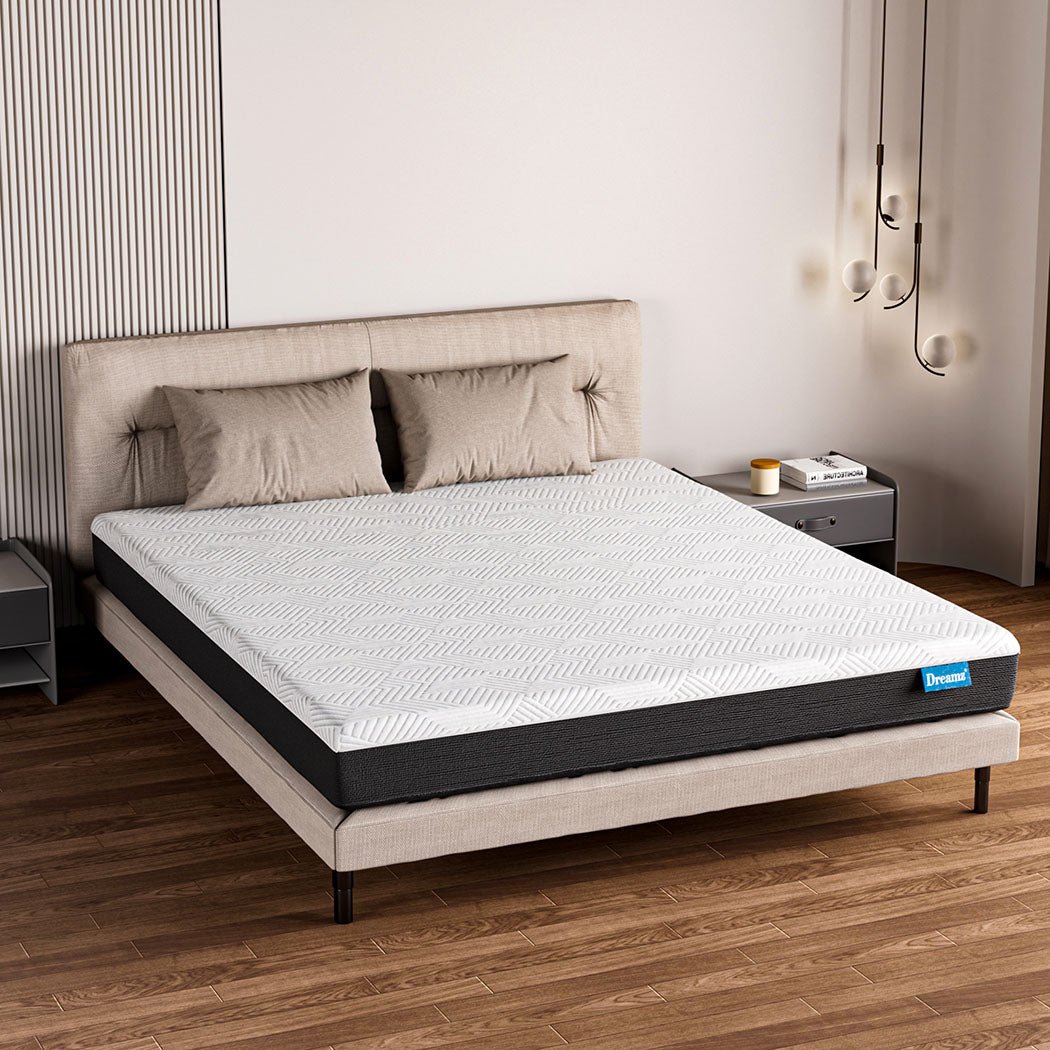 Queen Gel Memory Foam Mattress Pad with Cooling Technology - White - Rivercity House & Home Co. (ABN 18 642 972 209) - Affordable Modern Furniture Australia