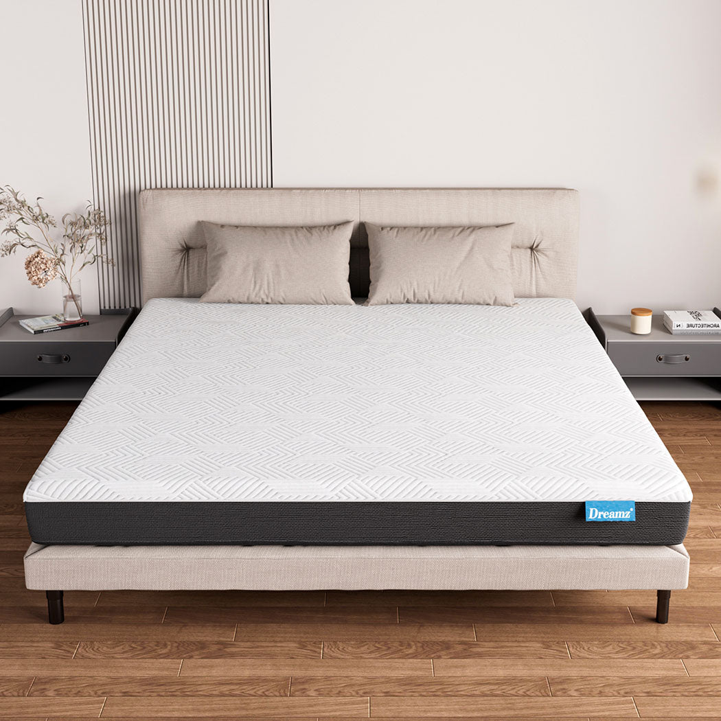 Queen Gel Memory Foam Mattress Pad with Cooling Technology - White - Rivercity House & Home Co. (ABN 18 642 972 209) - Affordable Modern Furniture Australia