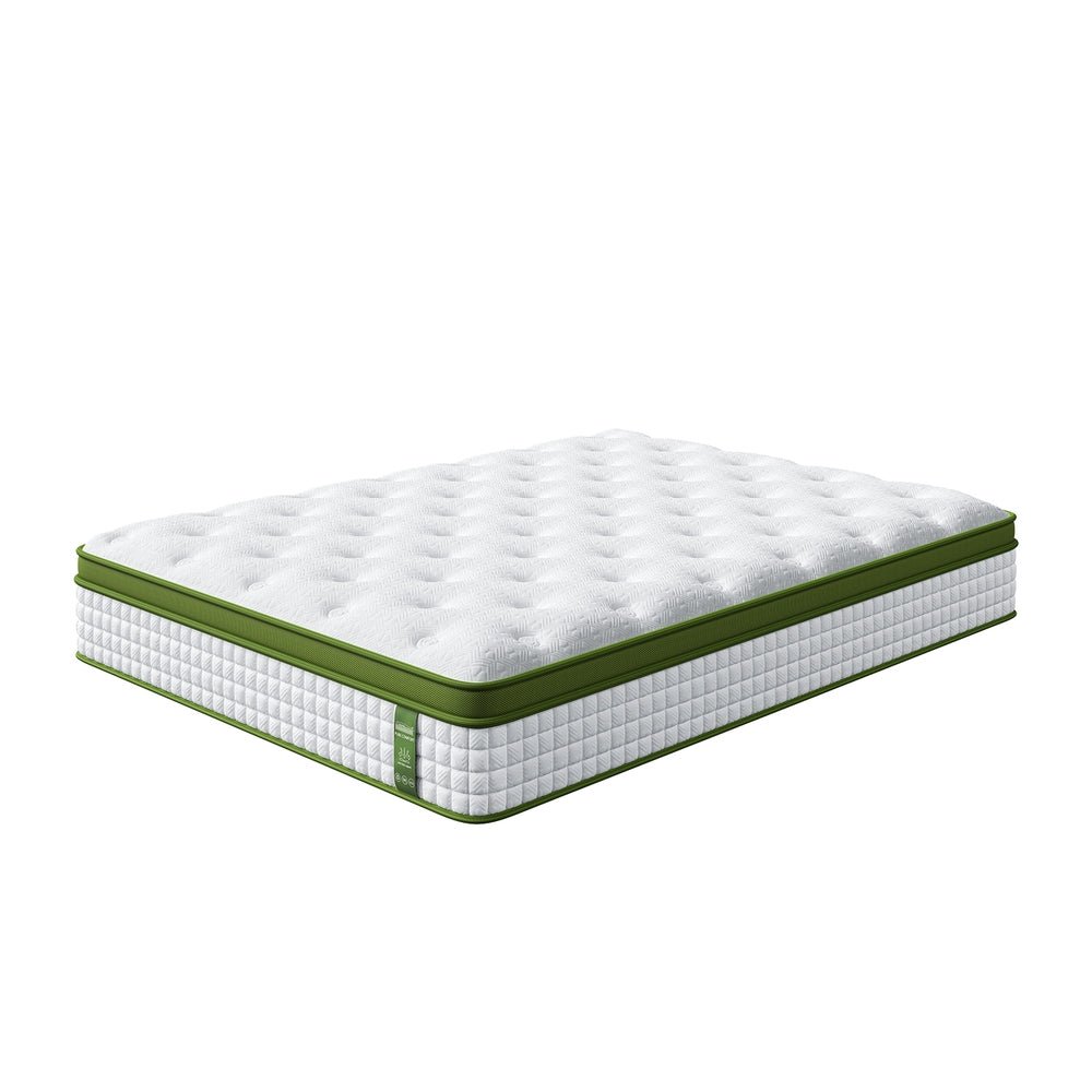 Queen Mattress 30cm Medium Firm Hybrid Mattress for Pressure Relief Motion Isolation - Furniture > Mattresses > Queen Mattress - Rivercity House & Home Co. (ABN 18 642 972 209) - Affordable Modern Furniture Australia