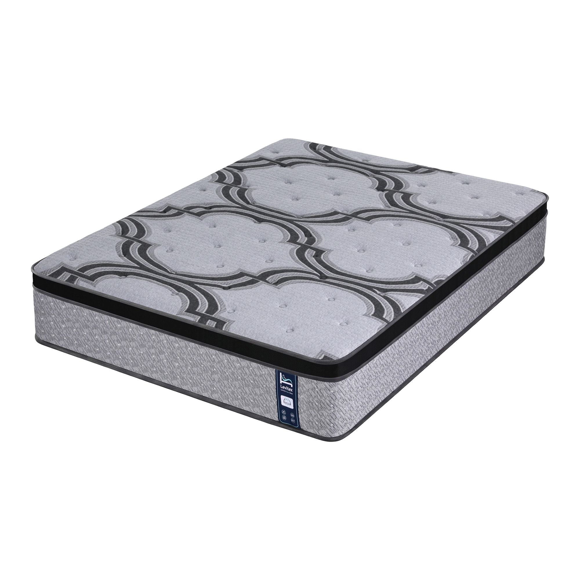 Queen Mattress 34 cm 5 - Zone Pocket Spring with Latex & Memory Foam or Extra Lumbar & Shoulder Support - Furniture > Mattresses > Queen Mattress - Rivercity House & Home Co. (ABN 18 642 972 209) - Affordable Modern Furniture Australia