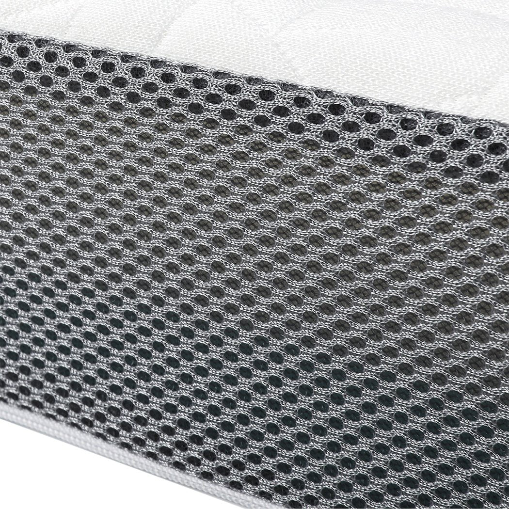 Queen Memory Foam Mattress Topper All Season with Anti - Slip - White and Grey - Rivercity House & Home Co. (ABN 18 642 972 209) - Affordable Modern Furniture Australia