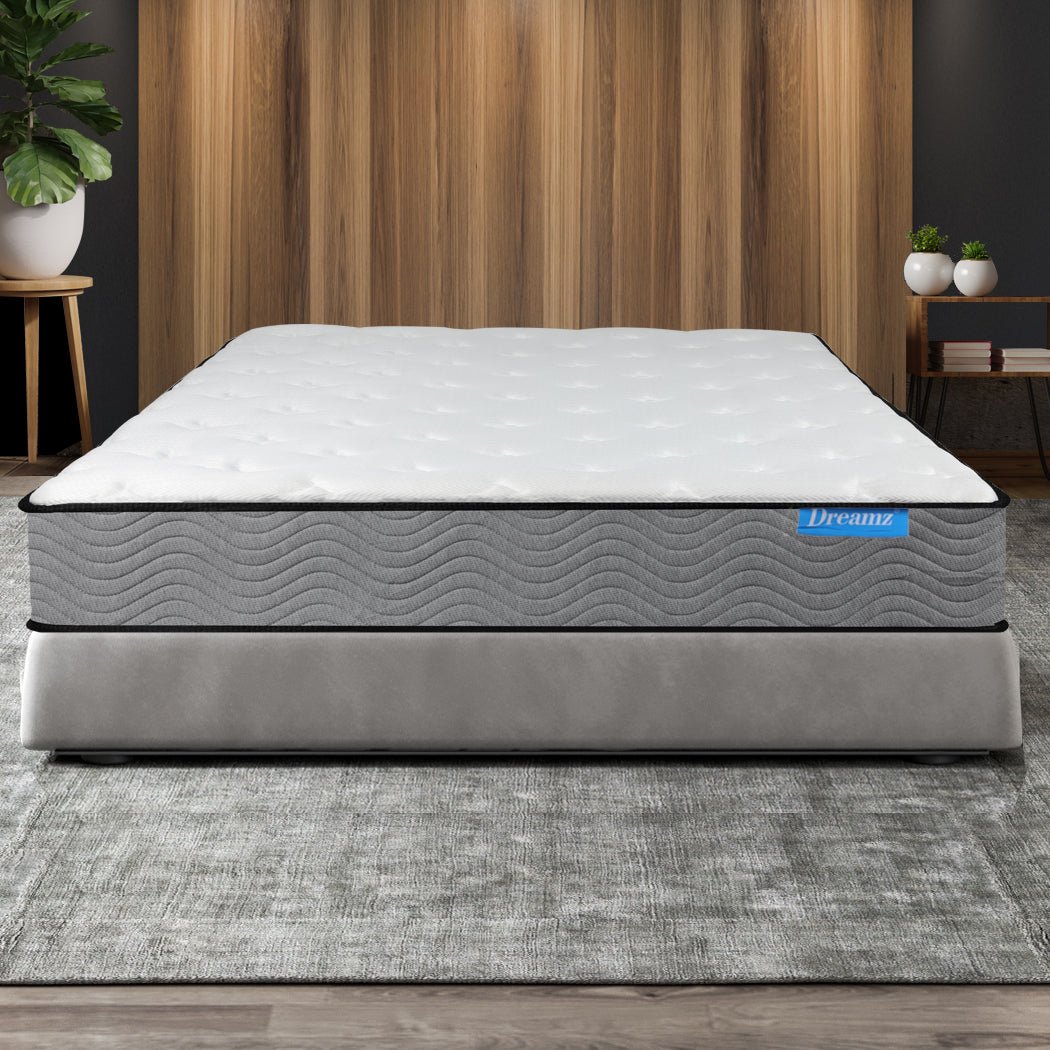 Queen Pocket Spring Mattress Extra Firm 23cm - White - Rivercity House & Home Co. (ABN 18 642 972 209) - Affordable Modern Furniture Australia