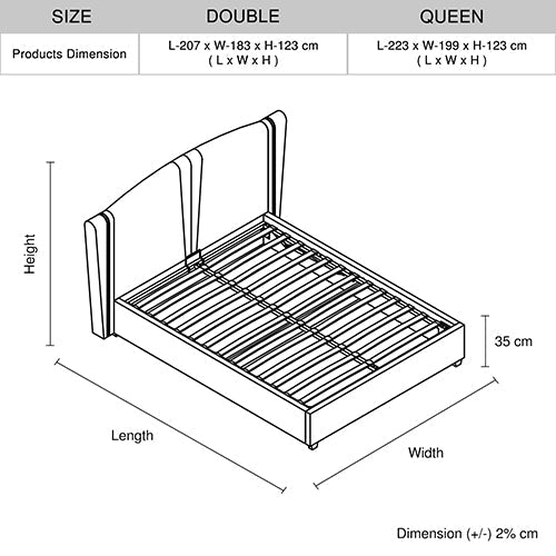 Queen Size Bed Frame with Gas Lift Storage Velvet Fabric Plywood Metal - Black - Furniture > Bedroom > Beds & Bed Frames - Rivercity House & Home Co. (ABN 18 642 972 209) - Affordable Modern Furniture Australia
