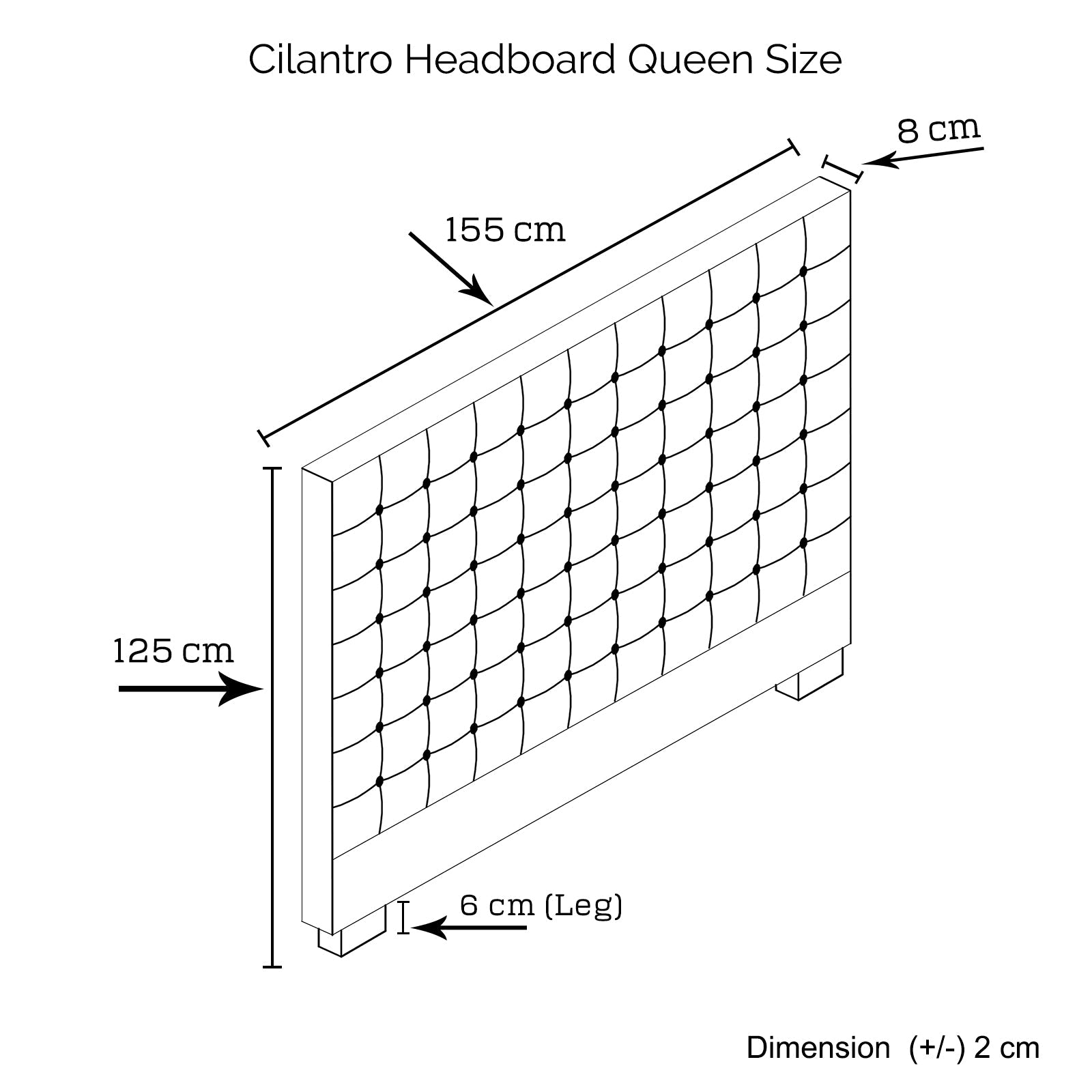 Queen Size | Cilantro Headboard (Beige) - Rivercity House & Home Co. (ABN 18 642 972 209) - Affordable Modern Furniture Australia
